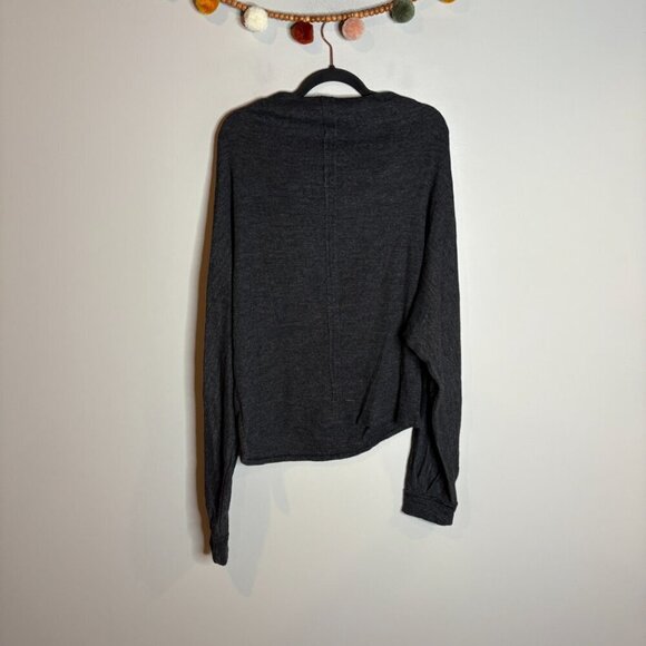 We the Free off shoulder grey ribbed top - Picture 6 of 6
